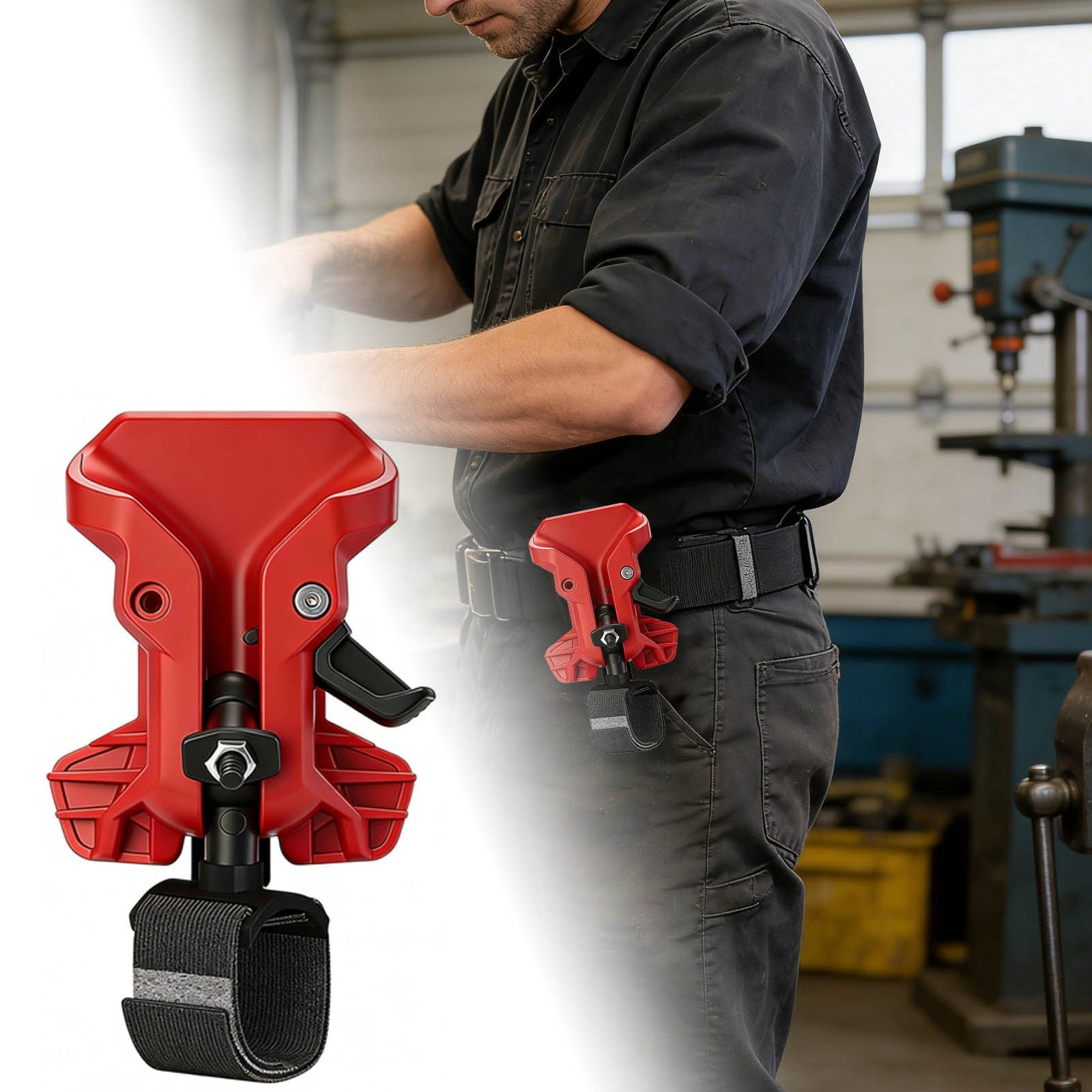 Heavy Duty Belt For Drill Quick Release ABS Hook With Elastic Straps ...