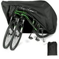 thumbnail image 1 of Heavy Duty Bike Cover for 2-3 Bicycles Waterproof UV Protection Outdoor Storage Windproof All Weather Protection with Buckles & Keyholes, 1 of 8