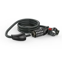 Heavy Duty Bike Lock with 5-Digit Resettable Combination – 4ft Flexible Cable Lock for Bicycles, E-Bikes, Scooters, Outdoor Gates & More – Anti-Theft, Weatherproof, Easy to Use
