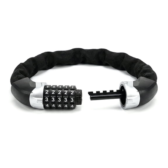 Heavy Duty Bike Lock, Anti-Theft Combination Security Lock for Bicycle, Mountain Bike, Ebike & Scooter