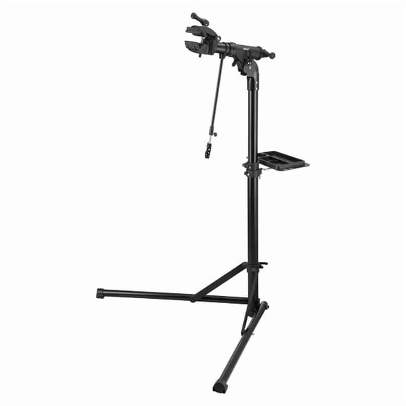Heavy-Duty Bike Repair Stand with Adjustable Height 40.7-64.1 inches,85 lb Capacity,Magnetic Tool Tray,Portable Folding Bicycle Maintenance Rack for Road and Mountain Bikes.
