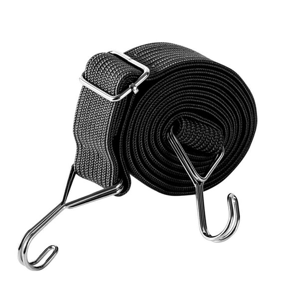 Heavy Duty Binding Strap - Black 16.4ft Adjustable Elastic Rope, Super Strong Tensile for Truck Cargo Binding Fixing