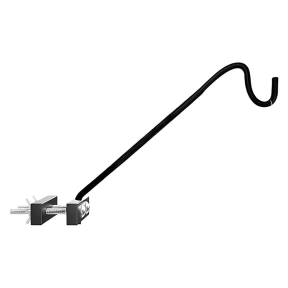 Heavy Duty Bird Feeder Hanger Hook With Adjustable Pole Mount For Outdoor Garden And Patio Siding Hooks for Folding Side Shelf Set for 16" Cooking Systems Temporary Wall Monkey Hooks Picture Hangers