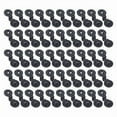 thumbnail image 1 of Heavy Duty Black Shade Cloth Clips - Round Sun Shade Fabric Fasteners for Outdoor Garden, Greenhouse & Backyard Netting, 1 of 9