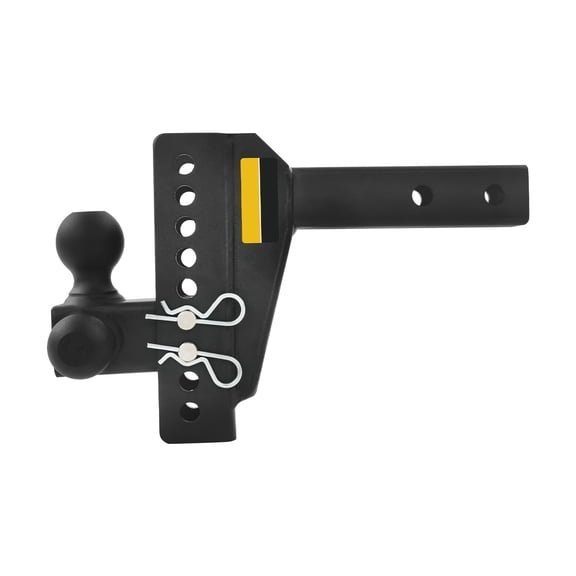 Heavy Duty Black Trailer Hitch Coupler Set Locking Trailer Tongue with 2 Latches & 2 Keys, Fits RV & Utility Trailers