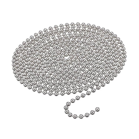 Heavy Duty Blinds Chain Curtain Beads Chain Pull Rope Metal Beads Cord Window Curtain Hardware Accessories Enduring