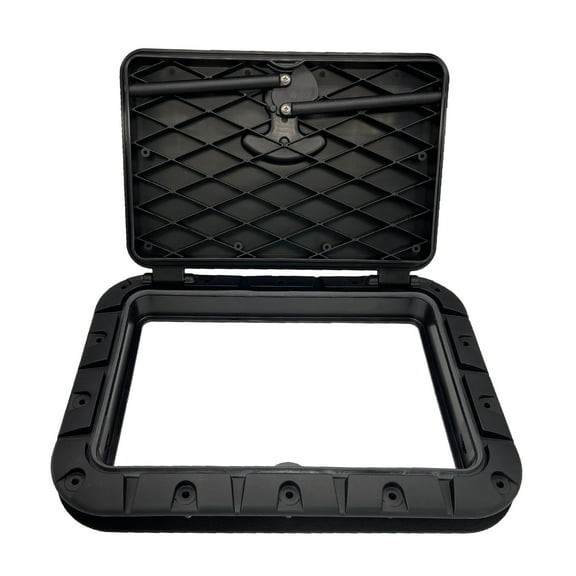 Heavy Duty Boat Deck Hatches 9.84x13.77 Inch With 90 Degree Locking Hinges Waterproof Access Covers Easy Installation