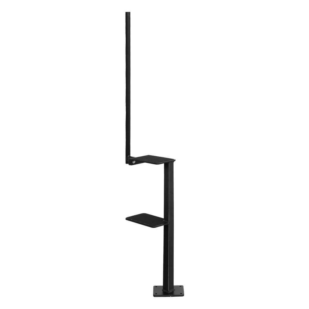 Heavy-Duty Cabon Steel Boat Taile Steps With Safety Handle Non Slip Surface Universal Fits For Trailers Tongue Step%2f15368003098
