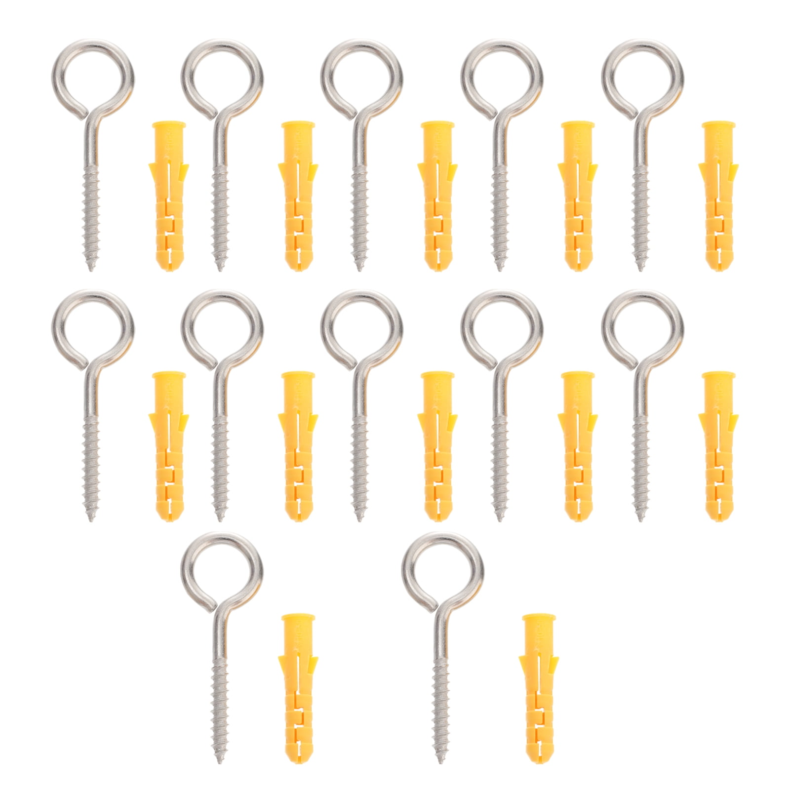 Heavy duty bolt self tapping bolts stainless steel eyelet screw 12 pcs