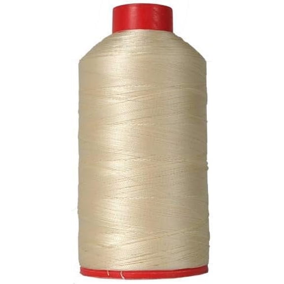 Heavy Duty Bonded Nylon Thread - 1650 yards (1500m) - Coated No Unravel - #69 T70 Size 210D/3 - For Upholstery, Leather, Vinyl, Weaving Hair, Denim, and Other Heavy Fabric -