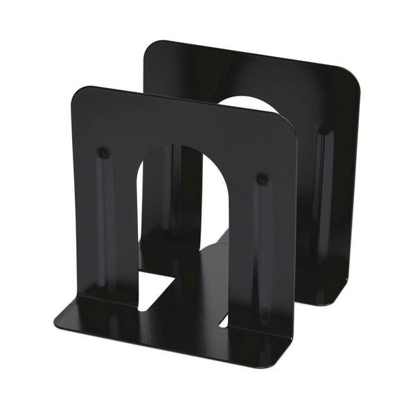 Heavy Duty Bookends Pair, Standard Size for Bookshelf Organization and Stationery, Durable Design