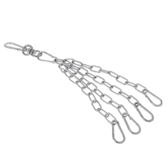 Heavy Duty Boxing Punch Bag 4 Strand Hanging Chains W/ Swivel MMA Punch Bag