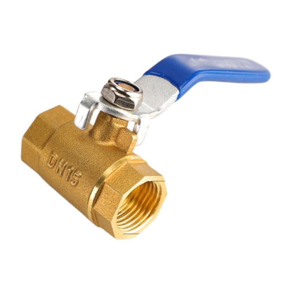 Heavy Duty Brass Ball Valve With Double Internal Thread For Water Air Flow Control, Full Bore Stop Valve For Plumbing Garden Outdoor Faucet Heating Systems(4 Points)