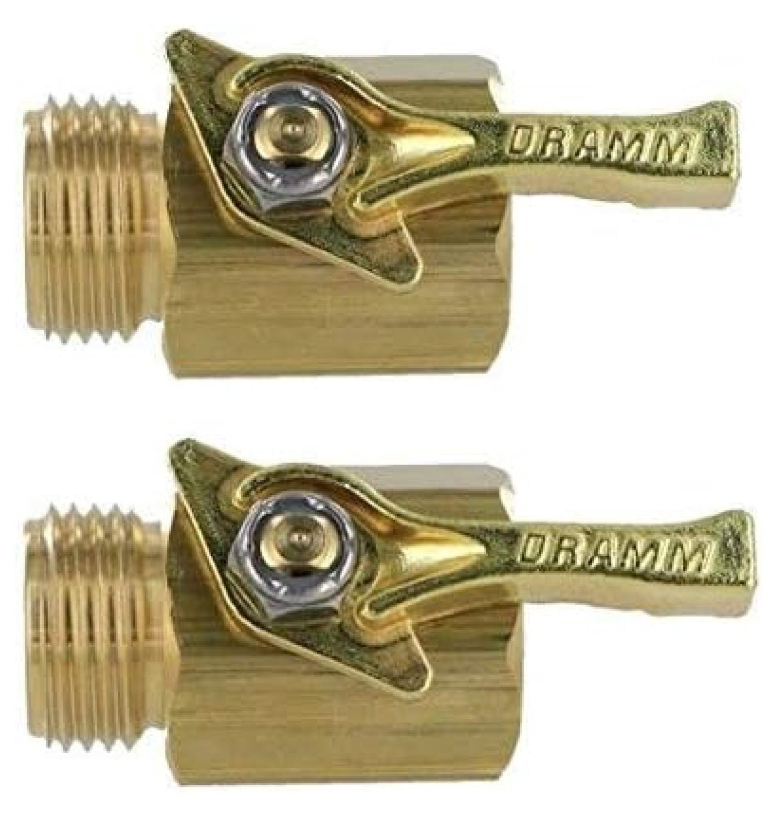 Morvat Heavy Duty Brass Garden Hose Connector Tap Splitter  2 Way Tap Splitter