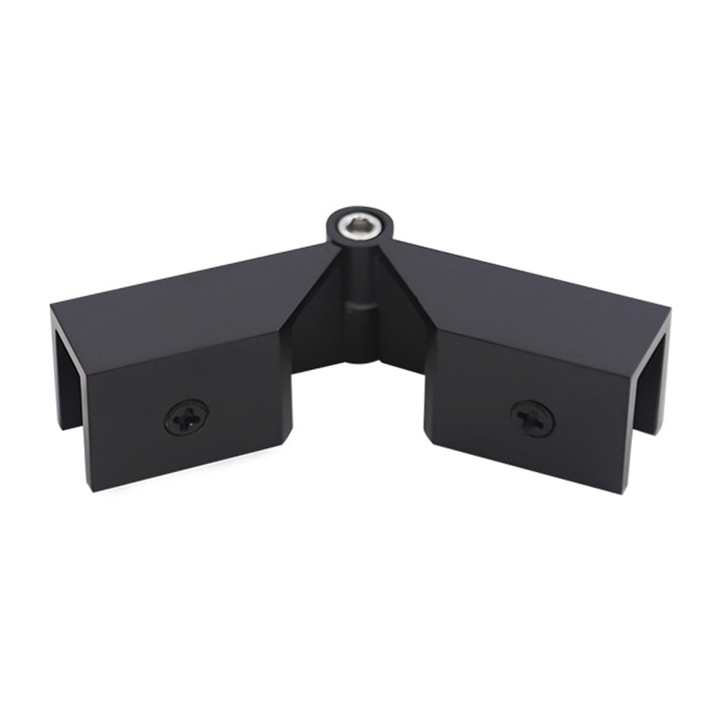 Heavy Duty Brass Shower Door Glass Bracket,90-180° Adjustable Wall ...