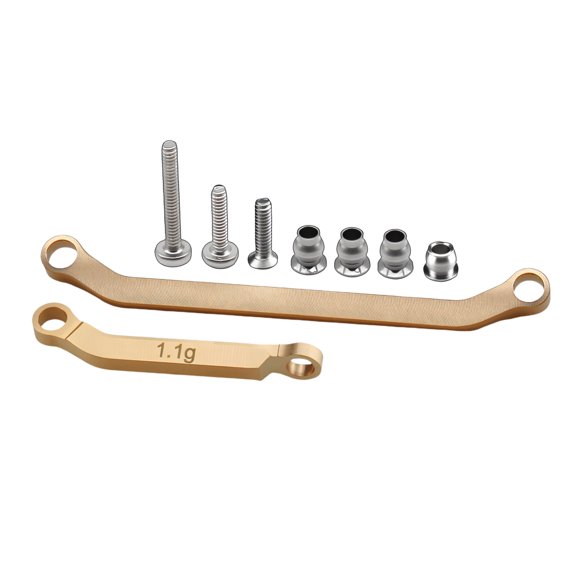 Heavy Duty Brass Steering Rod Steering Linkage Set Designed for 1/30 SCX30 Cars Ensures Smooth & Turning