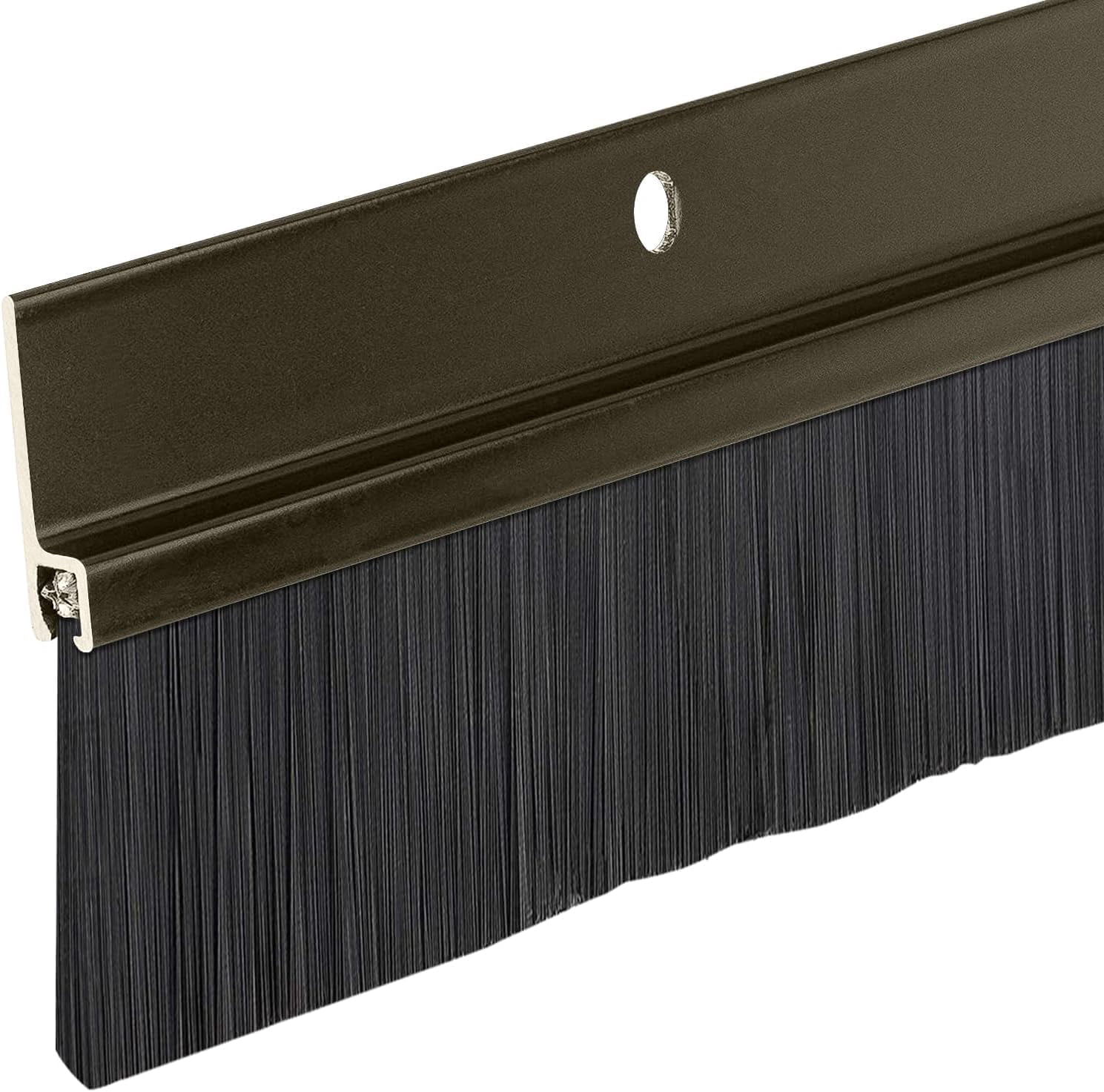 Randall Manufacturing Heavy Duty Brown Brush Front Bottom Seal Door ...