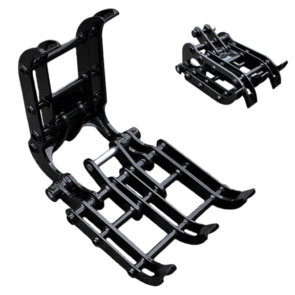 Heavy Duty Bucket Tooth, Industrial Grade Wear-Resistant Excavator Attachment, Black Steel, for Garden Transplanting, Construction, Mine Transportation