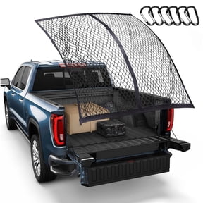 Heavy-Duty Bungee Cargo Net for Pickup Trucks Stretchable Mesh Load Securer, Universal Fit, Prevents Shifting, Durable & Easy to Use