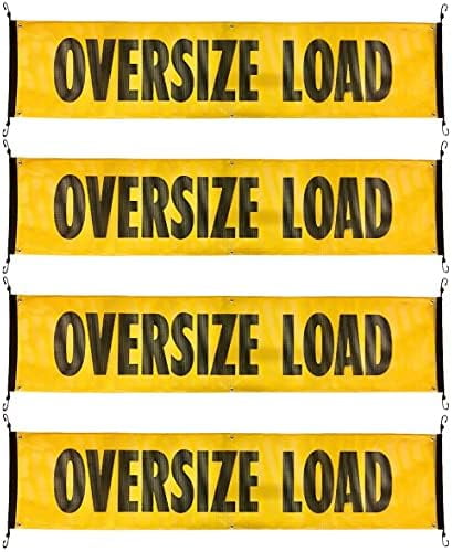 Heavy Duty Bungee Pack Mesh Load Signs for Oversize Trucks -18