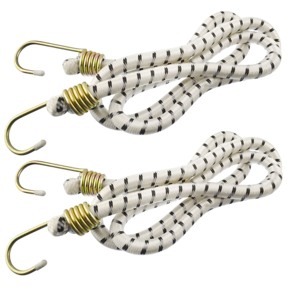 Heavy Duty Bungee / Rope / Strap / Cord / Tie Down 48" (2 Pack) Hooks TE431