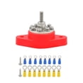 thumbnail image 2 of Power Distribution Terminal Block 6 Terminal 12-48V 150A Bus Bar Junction Block 2 of 10