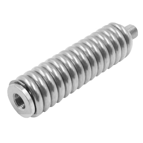 Heavy Duty CB Antenna Spring Mount Fits For Mobile/Vehicle Radio 3/8-24Inch Threads Stainless Steel
