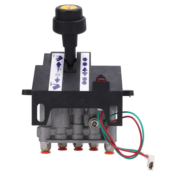 Heavy Duty Cabin Air PTO Switch Control Valve for Dump Truck Tipper Switch with 5 Holes 4 Working Positions 19 Inches / 48.3 cm Length High Performance Pneumatic Directional Systems Replacement