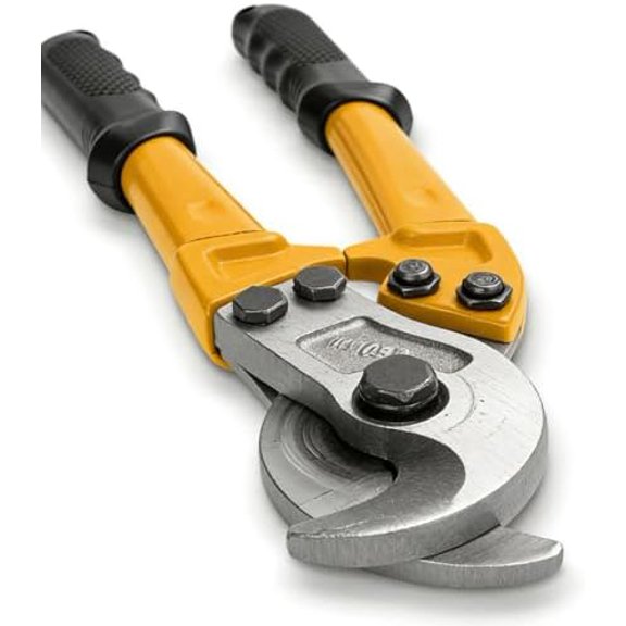 Heavy Duty Cable Cutter, 24 Inch Wire Cutter, Cutting Capacity: 18mm - 250mm Polished Surface With PVC Grip Bi-material Handle With Soft Rubber Grip$$Tools & Hardware Other