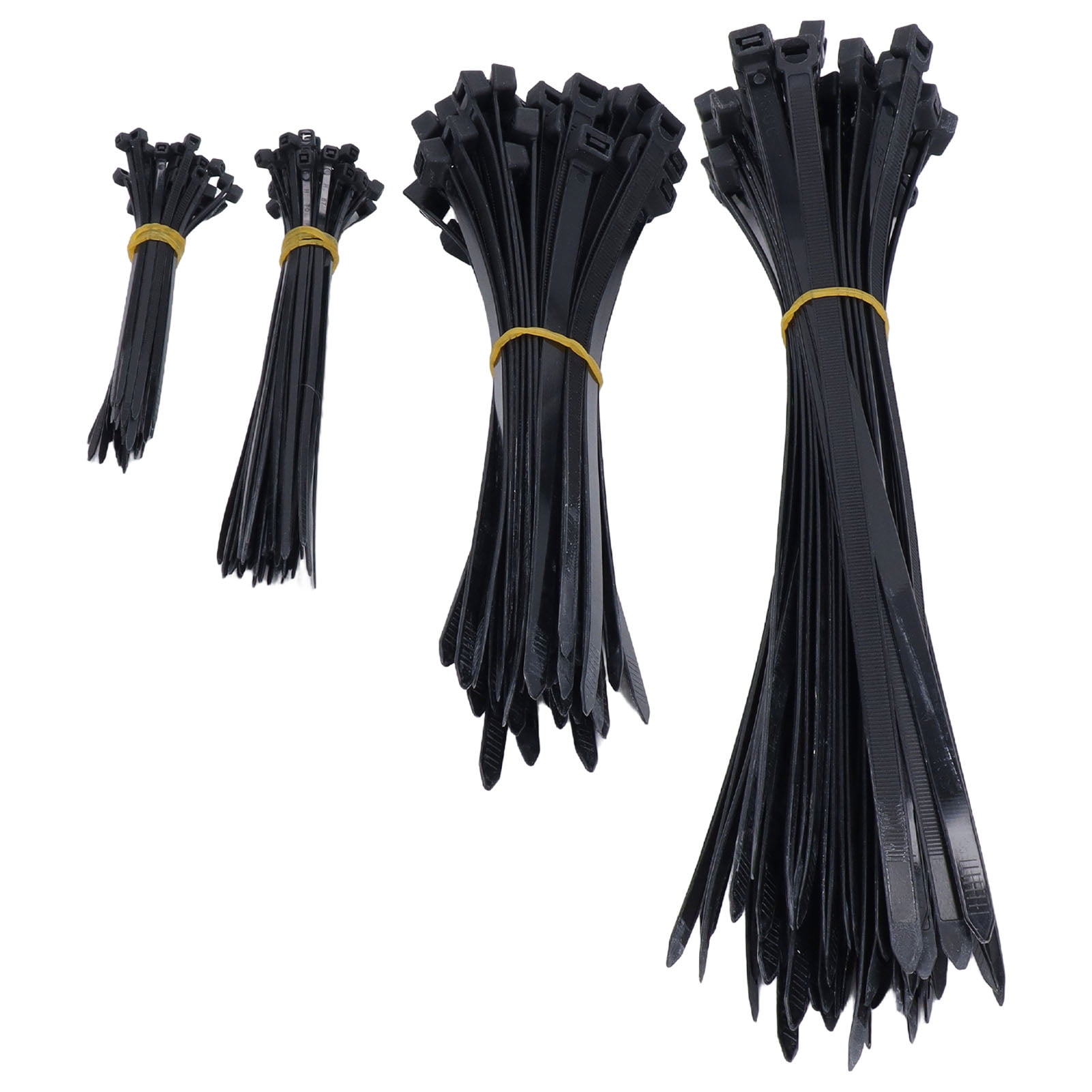 Heavy Duty Cable Ties Assorted Sizes,200Pcs Heavy Duty Cable Ties Assortment Zip 4 6 8 12in