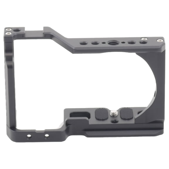 Heavy Duty Camera Cage for ZVE10 Camera Accessory, Metal Video Cage with Vertical Shooting Support and Quick Mount