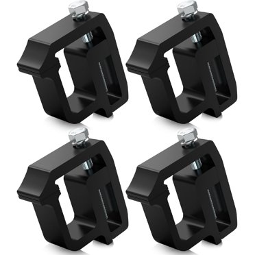 4 Pcs Heavy Duty Aluminum Truck Cap Topper Camper Shell Mounting Clamps - Universal