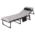 thumbnail image 1 of Heavy Duty Camping Cot with Mattress, 400 LBS Foldable Bed for Adults, Portable Sleeping Cot with Removable Pad for Outdoor Camp, Office Nap and Guest Room, 1 of 6