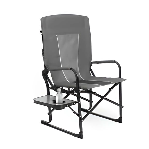 Heavy Duty Camping Directors Chair,Oversized Portable Folding Chair with Side Table,Pocket for Beach,Fishing,Trip,Picnic,Lawn