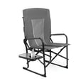 thumbnail image 1 of Heavy Duty Camping Directors Chair,Oversized Portable Folding Chair with Side Table,Pocket for Beach,Fishing,Trip,Picnic,Lawn, 1 of 6