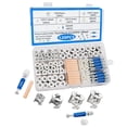 thumbnail image 1 of Heavy Duty Cams Locks Fasteners Set Eccentric Hardware Wheels Completes Furniture Assembly Set with Mixed Size Bolts Dowels, 1 of 9