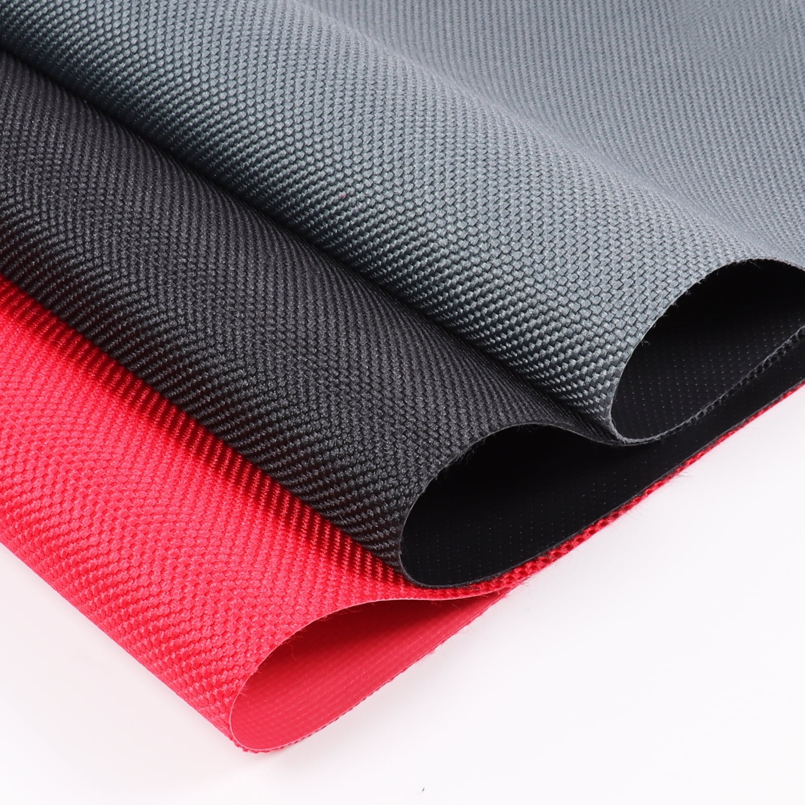 Edgeseal 60 in 100 Polyester Coating Canvas Fabric Cordura Waterproof by The Yard Grey Size 2Yards Gray
