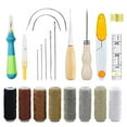 thumbnail image 1 of Heavy-Duty Canvas Thread & Leather Sewing Kit – Hand Stitching & Repair Set for Thick Fabric, Bags, and DIY Crafting (Set 19), 1 of 1