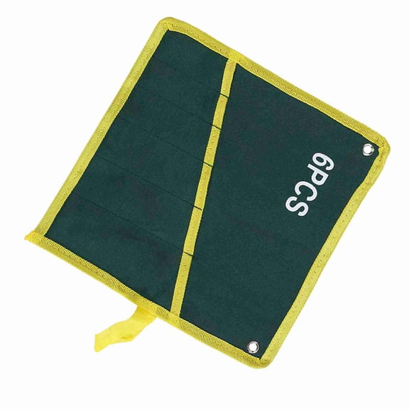 Heavy,Duty Canvas Tool Roll, Spanner Wrench Pouch For Easy Transport