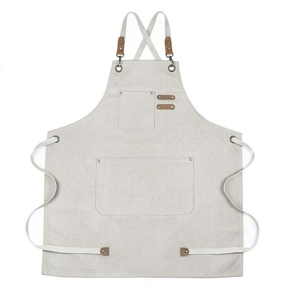 Heavy Duty Canvas Woodworking Shop Work Aprons Men w/ Pockets~ Women T4W8