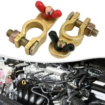Heavy Duty Car Battery Terminal Connectors 2Pcs Set For Secure Top Post Usage