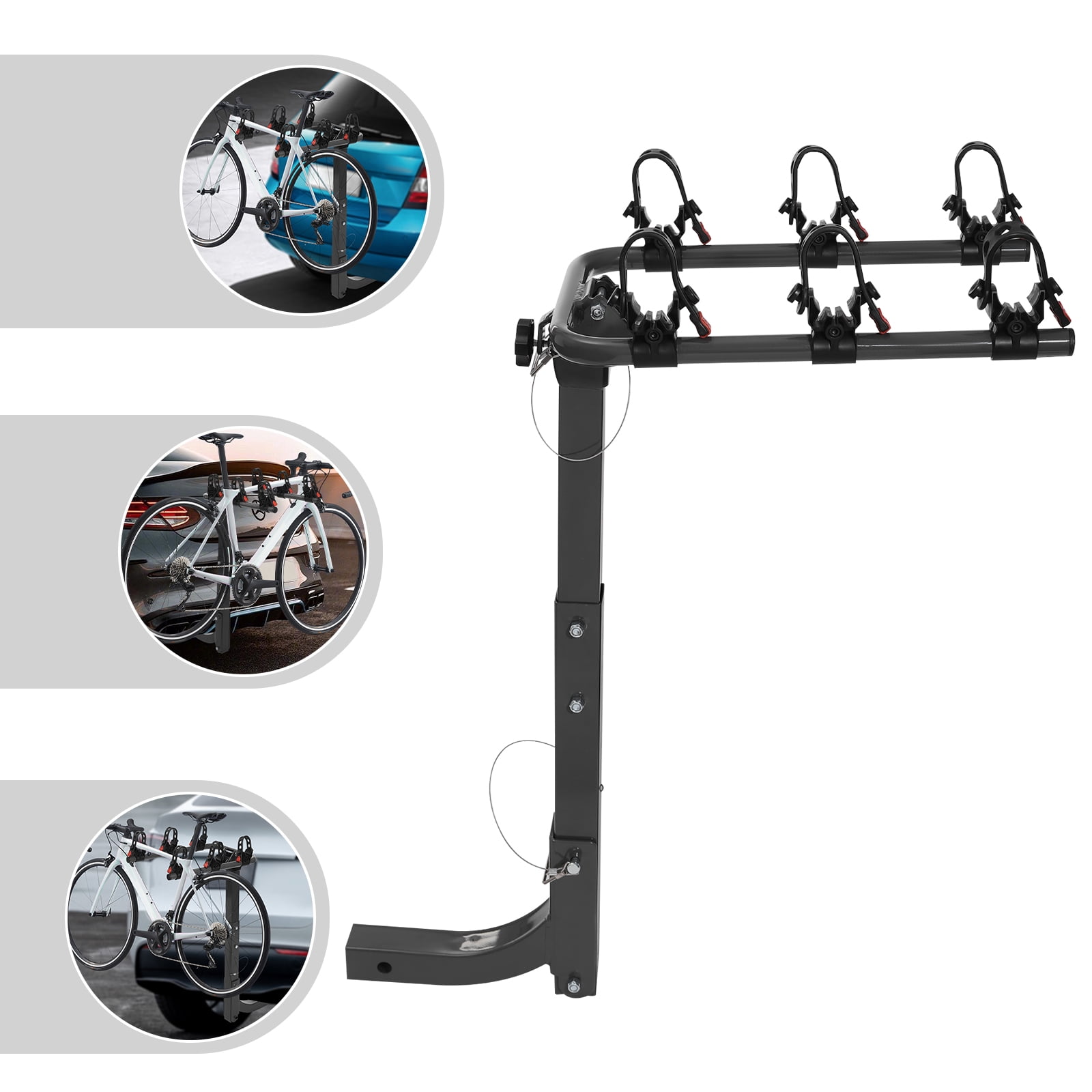 Heavy Duty Car Bike Rack with 70kg Load Capacity for 2-inch Hitch ...