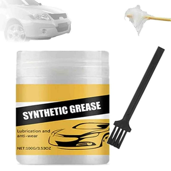 Heavy-Duty Car Care Grease, Synthetic Grease for Car Cares, Multi-Purpose Cars Cares Lubricating, Greases Lubricant for Cars Door, Lubricant Wheel Bearing (1 Set)