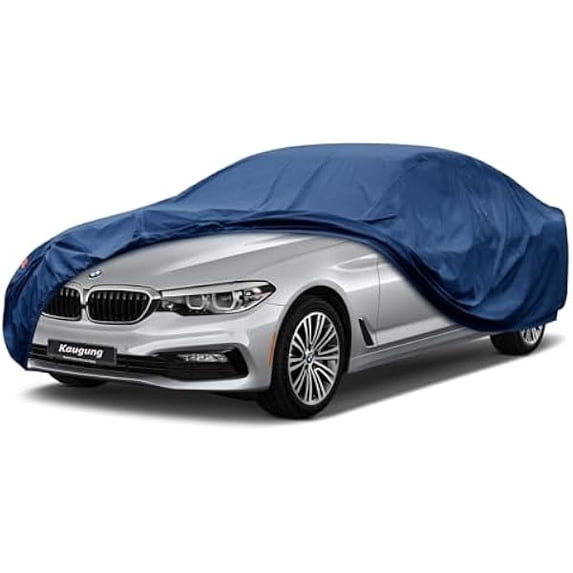 Heavy Duty Car Cover Custom Fit BMW 5 Series/M5 (1988-2025),Waterproof All Weather Resistant Outdoor Sun Rain Dust Snow Protection with Anti-Theft Lock.(USA Warehouse,Within 3-7 Days)