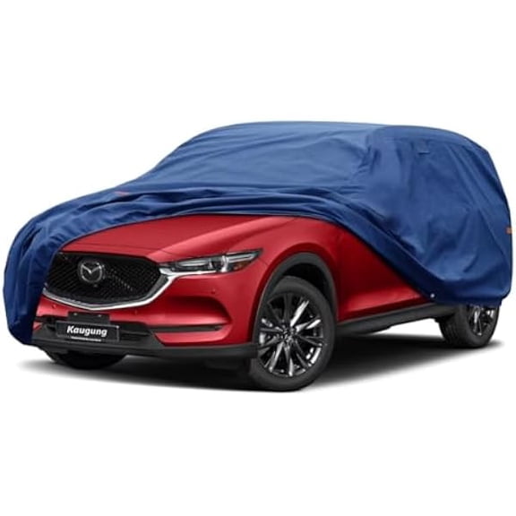 Heavy Duty Car Cover Custom Fit Mazda CX-5/CX-50 (2012-2025),Waterproof All Weather Resistant Outdoor Sun Rain Dust Snow Protection with Anti-Theft Lock.(USA Warehouse,Within 3-7 Days)