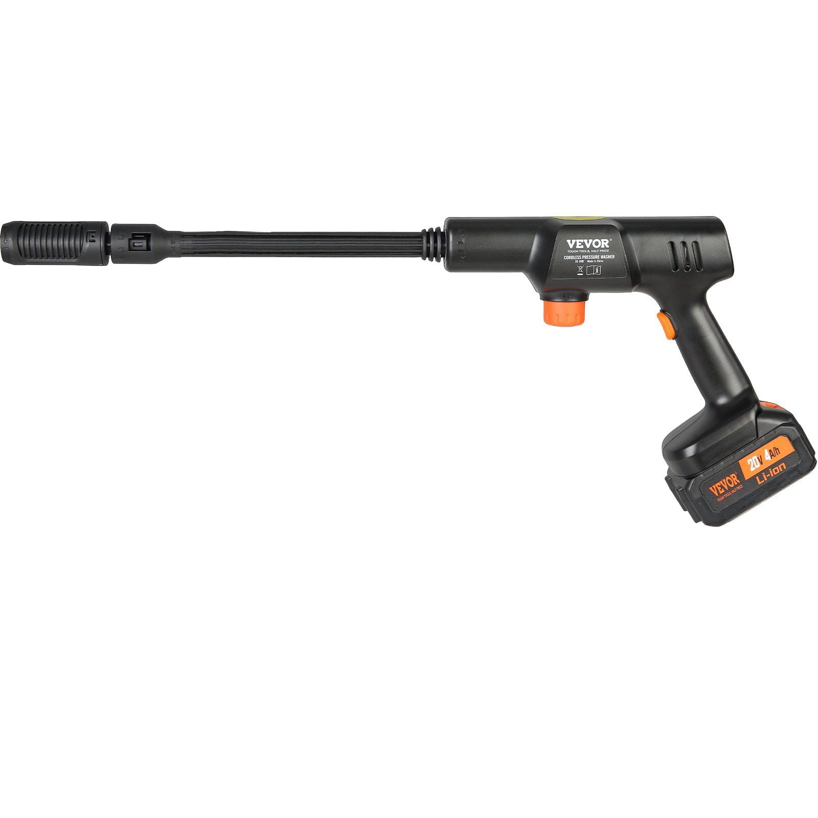 Heavy-Duty Car Washer Gun with 4.0Ah Battery & 6-in-1 Nozzle – Perfect for Home, Car, Floor Cleaning & Garden Watering