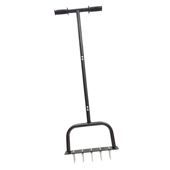 Heavy Duty Carbon Steel Aerator Tool With 15 Strong Points For Easy Soil Aeration And Improved Yard Maintenance
