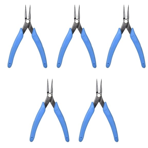 Heavy Duty Carbon Steel Extended Reach Pliers 3mm Thick Jaw Ergonomic Grip For Electronic Repair Projects Crafting Tasks