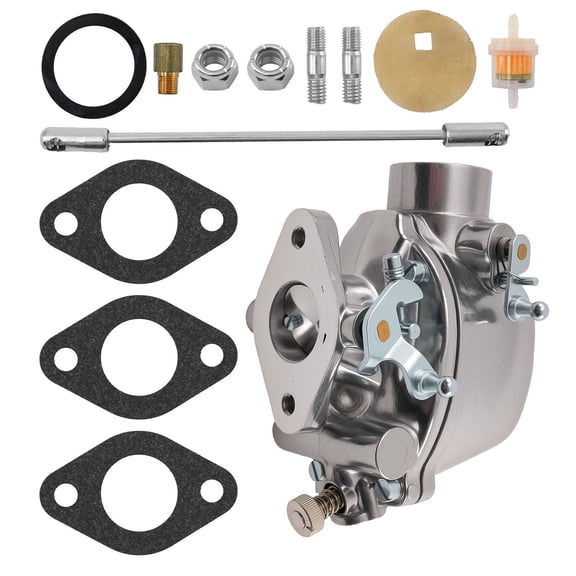 Heavy Duty Carburetor for Ford 8N 9N 2N Tractor 1939-1952, Engine Fuel System, OE 8N9510C B3NN9510A 9N9510A, 1-5/16" Intake, 2-1/4" Mounting Bolt Center to Center