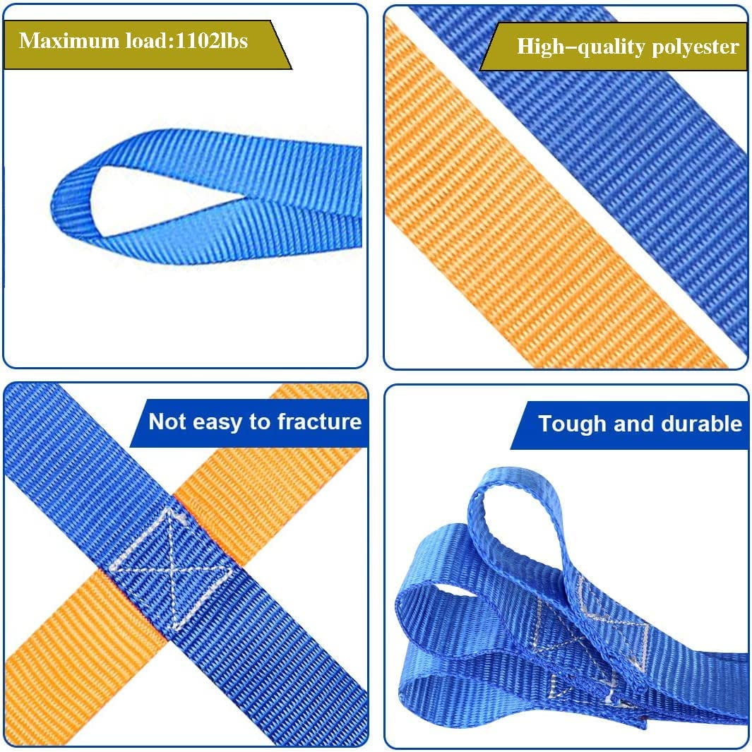 Heavy Duty Cargo Lifting Net Straps, 10cm Square Mesh for Construction ...